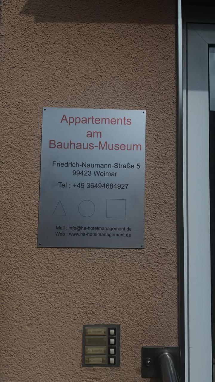 Cityappartement Am Bauhaus-Museum Weimar  Exterior foto