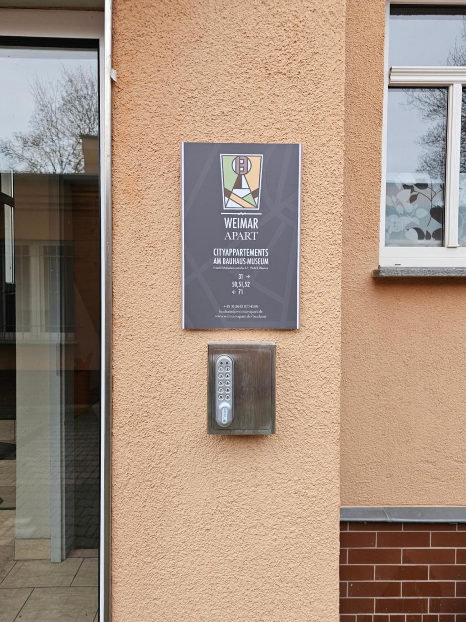 Cityappartement Am Bauhaus-Museum Weimar  Exterior foto